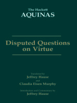 cover image of Disputed Questions on Virtue